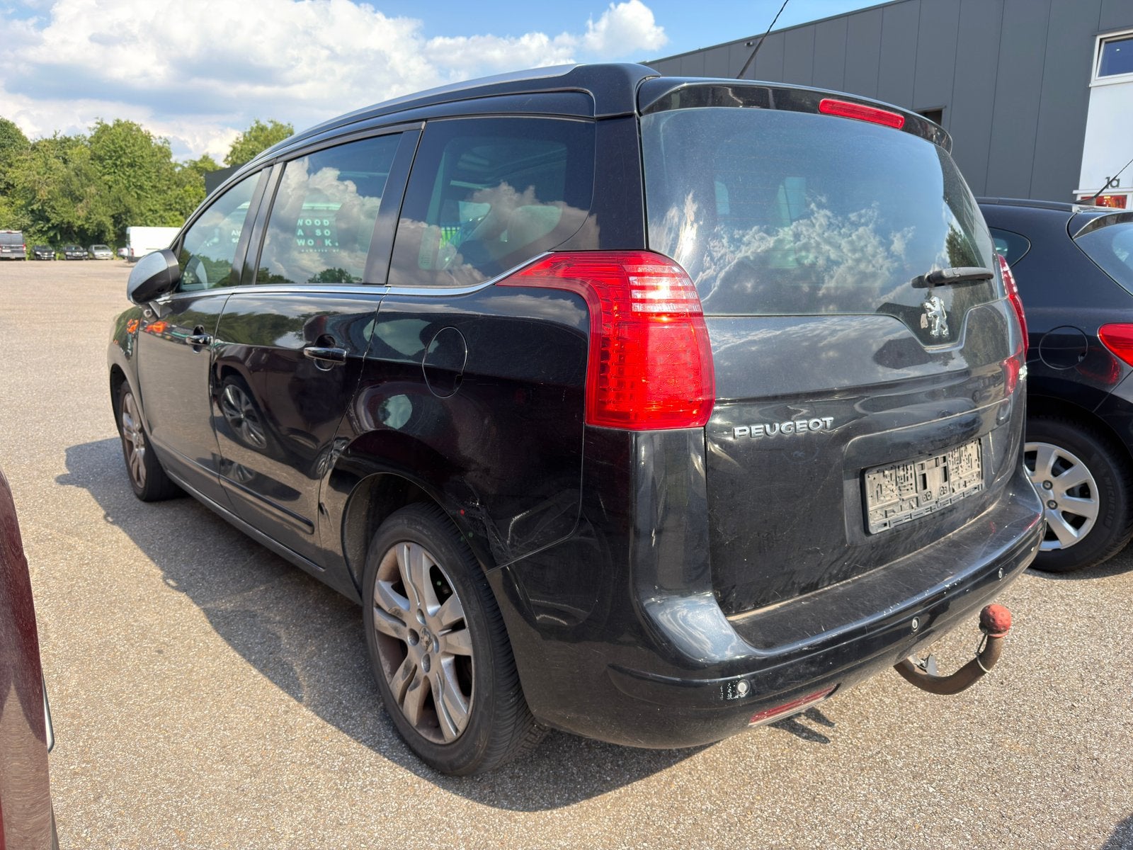 PEUGEOT 5008 2.0 HDI 150PK 7 PLAATSEN FULL OPTION EXPORT, Auto's, Euro 5, Monovolume, 1995 cc, Zwart