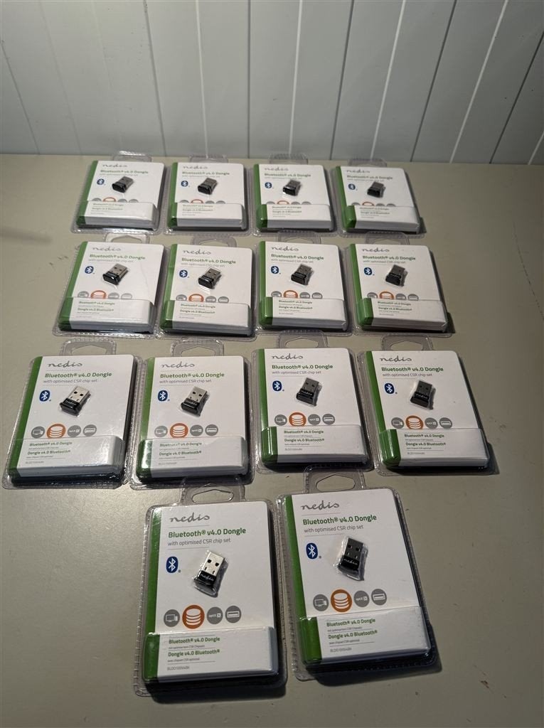 13 stuks nedis - V4BK USB Bluetooth 4.0 Wireless Dongle Adap, Informatique & Logiciels, Clés USB, Enlèvement ou Envoi, Neuf