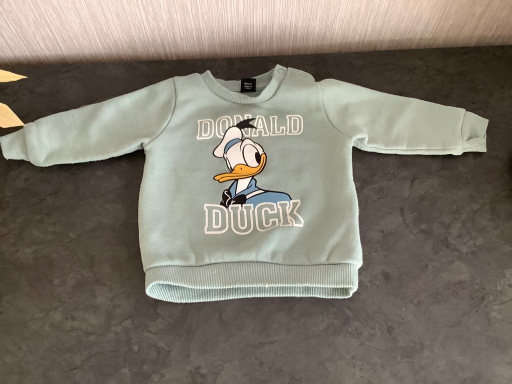 Disney Donald Duck baby trui (74 cm), Kinderen en Baby's, Babykleding | Maat 74, Disney-Primark, Ophalen of Verzenden, Zo goed als nieuw