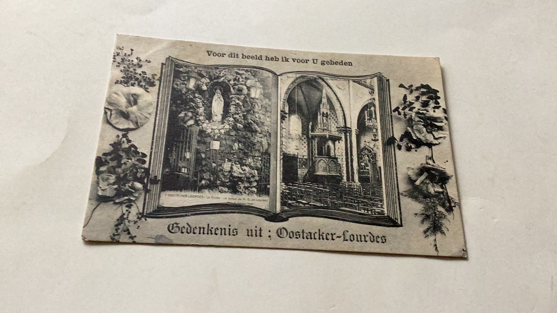 Oostacker Lourdes uit 1913, Ophalen of Verzenden, Gelopen