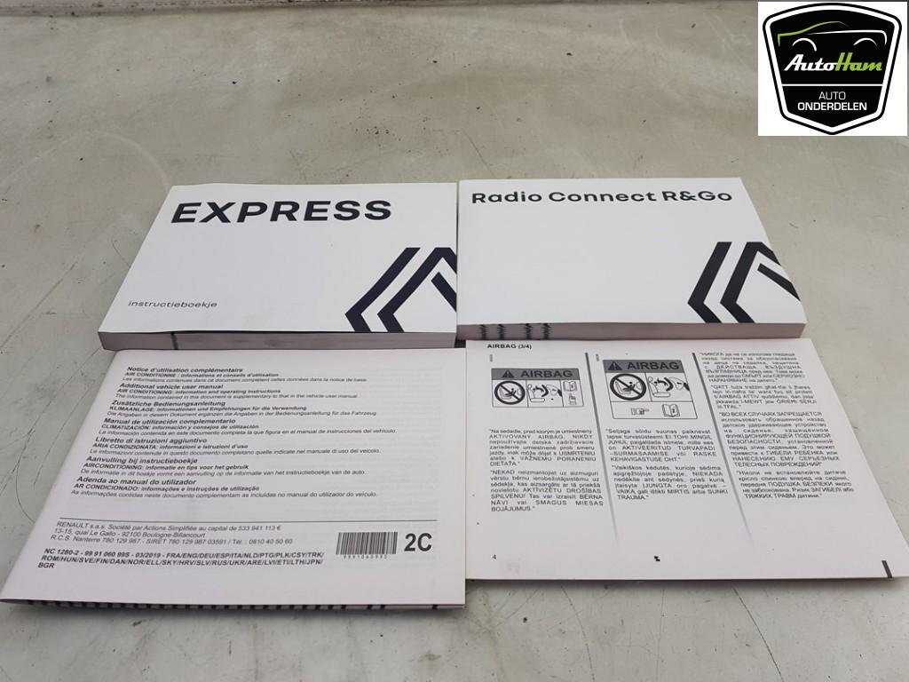 INSTRUKTIEBOEK Renault Express (01-2021/-), Gebruikt, Renault