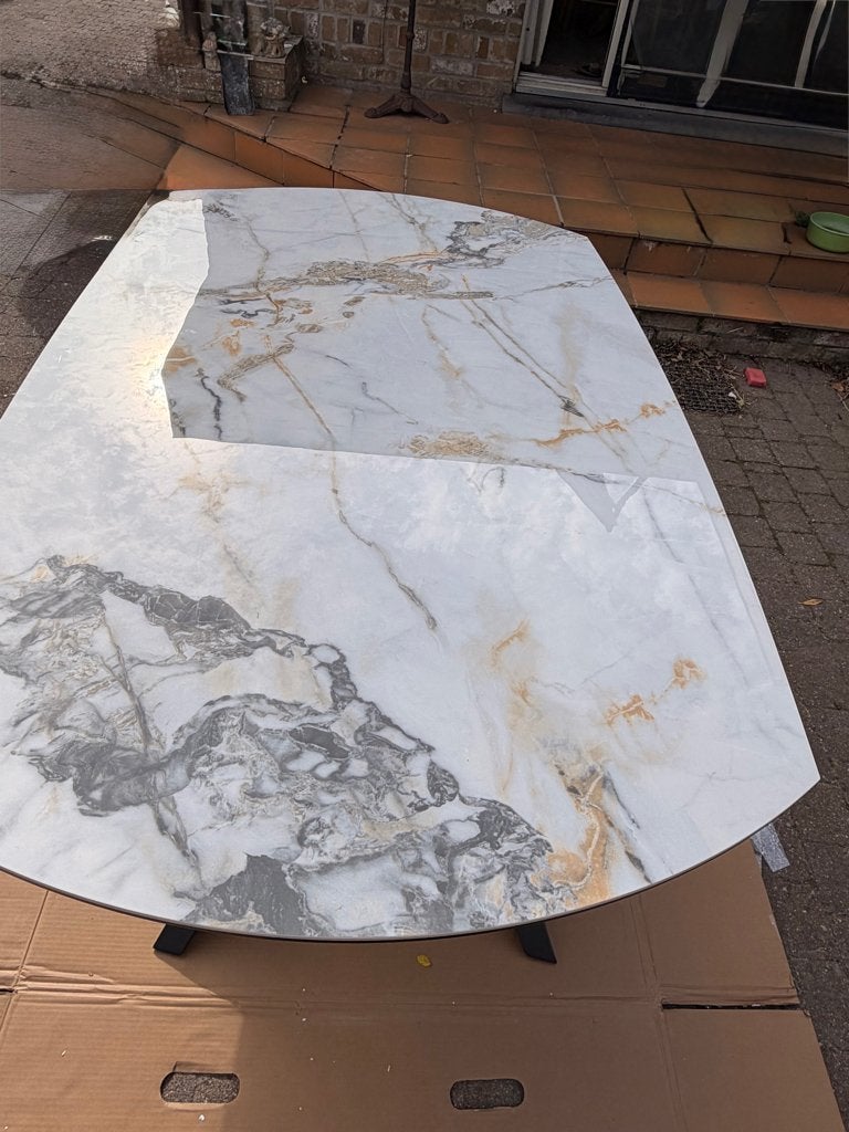 Tafel Akante keramische marmer doro, Design, Comme neuf, Enlèvement, 50 à 100 cm