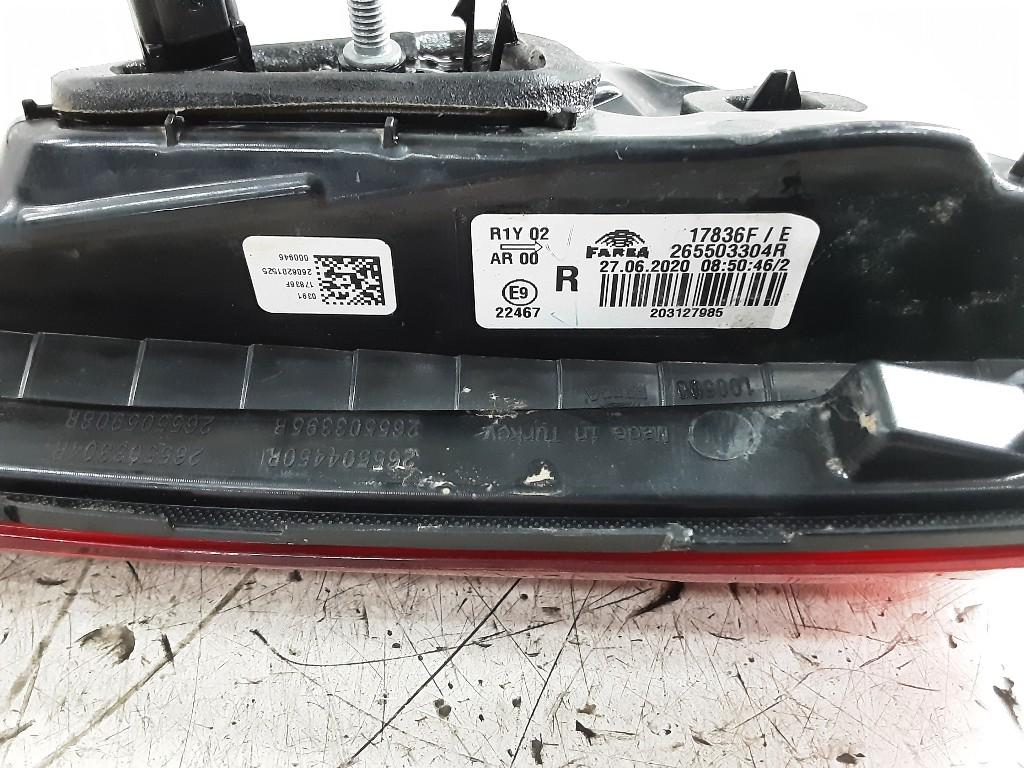 ACHTERLICHT RECHTS ACHTERKLEP Clio V (RJAB) (265503304R), Auto-onderdelen, Gebruikt, Renault, Mevr. I. Hauben, Rue de l'Espoir 34 34
4030  GRIVEGNÉE, BE