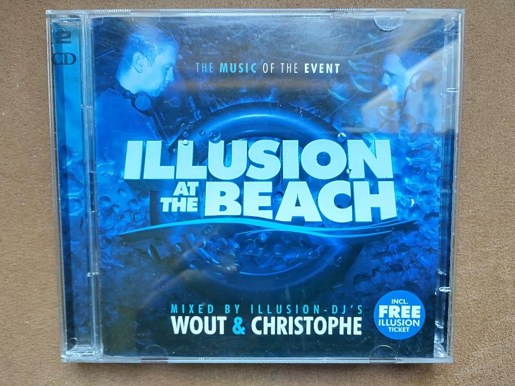 CD * ILLUSION AT THE BEACH 2008 * 40 € * TOPSTAAT, Cd's en Dvd's, Cd's | Dance en House, Ophalen of Verzenden, Zo goed als nieuw