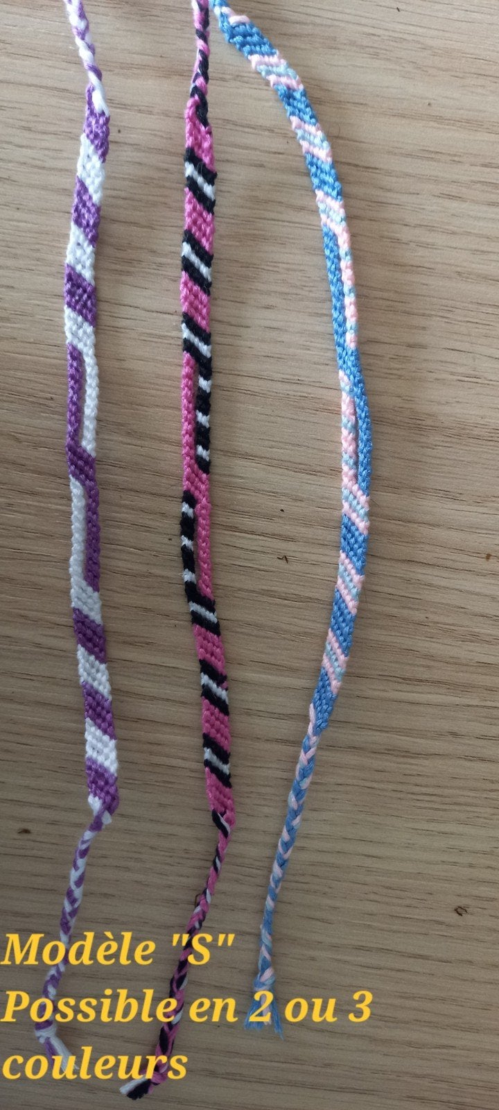 Bracelets brésiliens motifs "S", Handtassen en Accessoires, Armbanden, Ophalen, Nieuw, Overige kleuren, Overige materialen