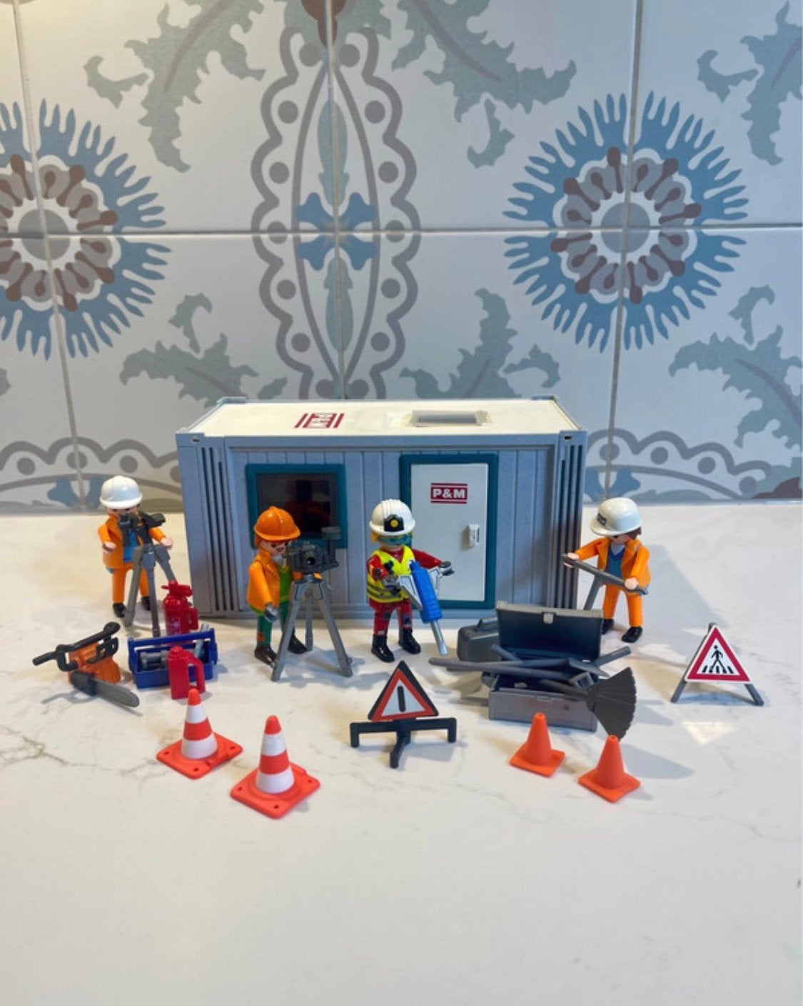 Playmobil bouwcabine, Kinderen en Baby's, Speelgoed | Playmobil, Gebruikt, Gebouw, Complete set, Ophalen of Verzenden