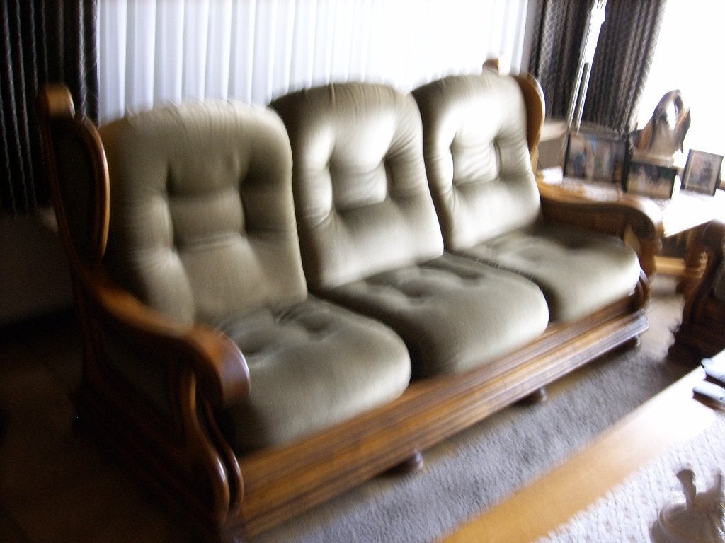 salon, Huis en Inrichting, Zetels | Complete zithoeken, Ophalen, Gebruikt, Hout, Jaren 2000