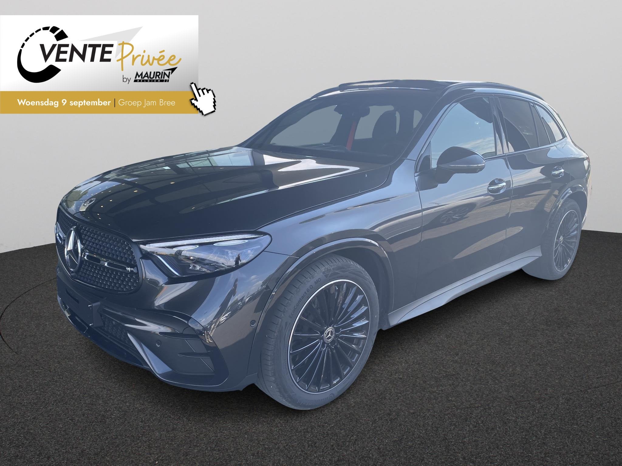 Mercedes-Benz GLC 300 4MATIC AMG/Pano/Trekhaak, Auto's, Automaat, Stof, Gebruikt, Zwart