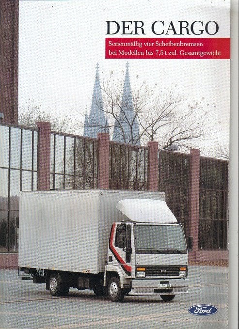 Brochure sur le camion de fret Ford Cargo, 10/1990, Livres, Envoi, Comme neuf, Ford