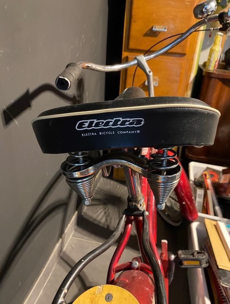 Vintage fiets, Fietsen en Brommers, Terugtraprem, Jaren '60 of nieuwer, 59 cm of meer, Ophalen