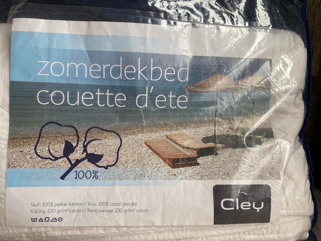 Zomer dekbed/donsdeken, Ophalen