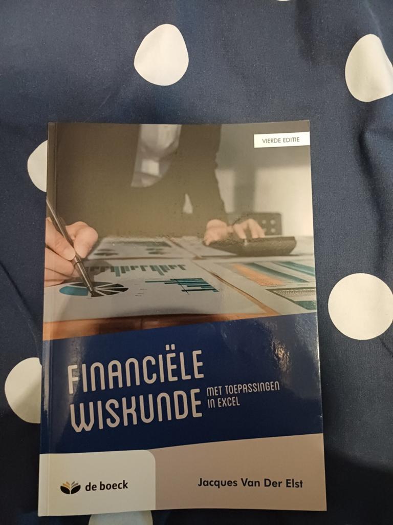 Financiële wiskunde, Boeken, Ophalen of Verzenden, Nieuw, De boeck
