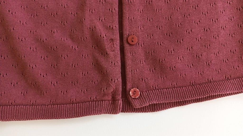 gilet - en jersey ajour - Taille 104, Enlèvement ou Envoi, Pull ou Veste, Comme neuf, Wheat