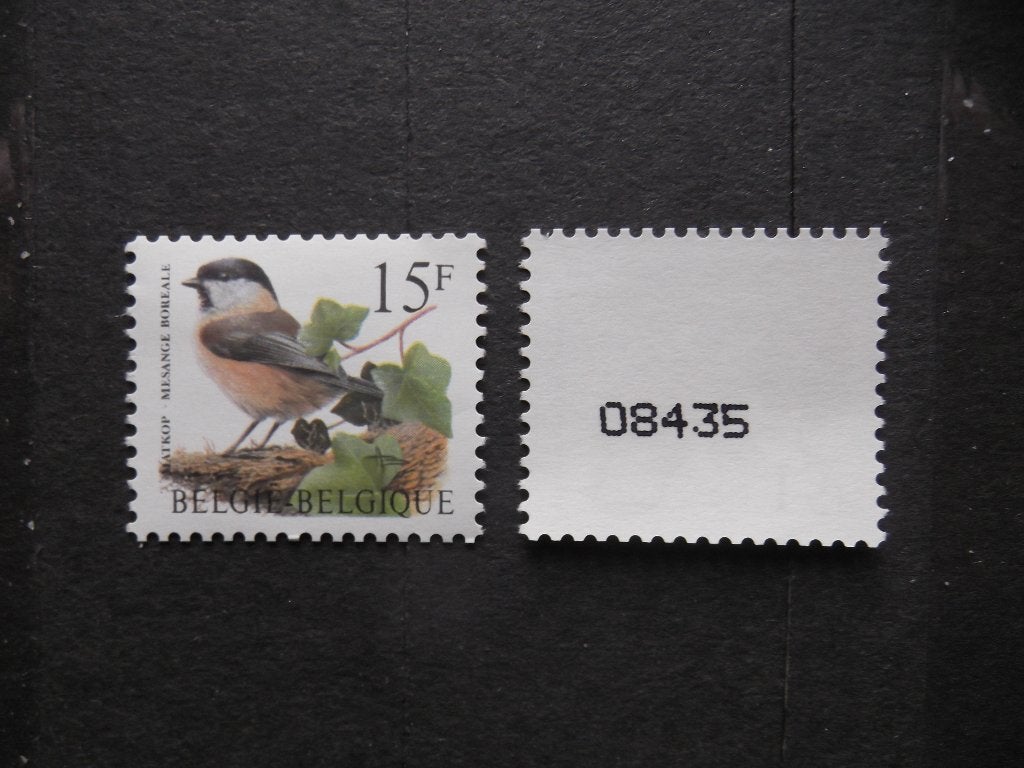 2732 R82 Matkop - Mésange boréale MNH, Timbres & Monnaies, Timbres | Europe | Belgique, Enlèvement ou Envoi, Non oblitéré, Timbre-poste