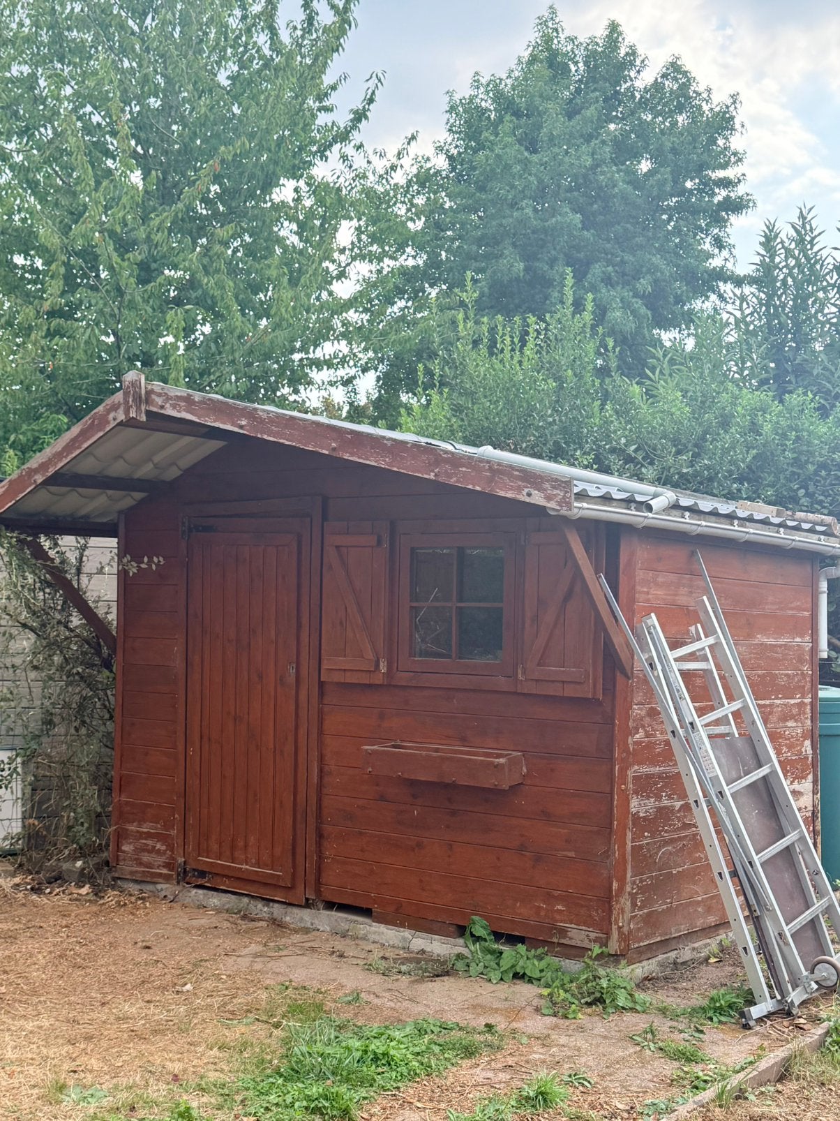 Cabane en bois, Tuin en Terras, Tuinhuizen, Ophalen, Zo goed als nieuw, Hout, Blokhut