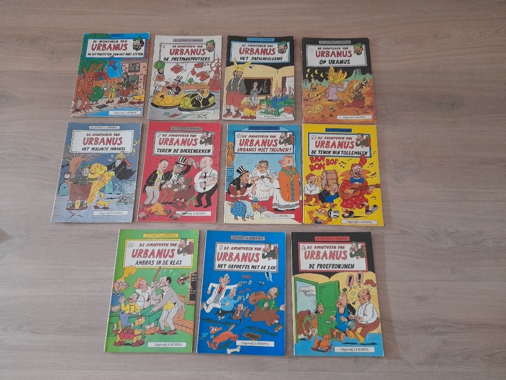 Strips Urbanus - gesigneerd + eerste druk uitgaves, Enlèvement ou Envoi, Utilisé