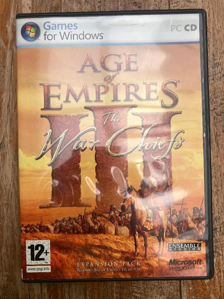 Age of Empires III  The WarChiefs, Ophalen of Verzenden, Zo goed als nieuw, Vanaf 12 jaar
