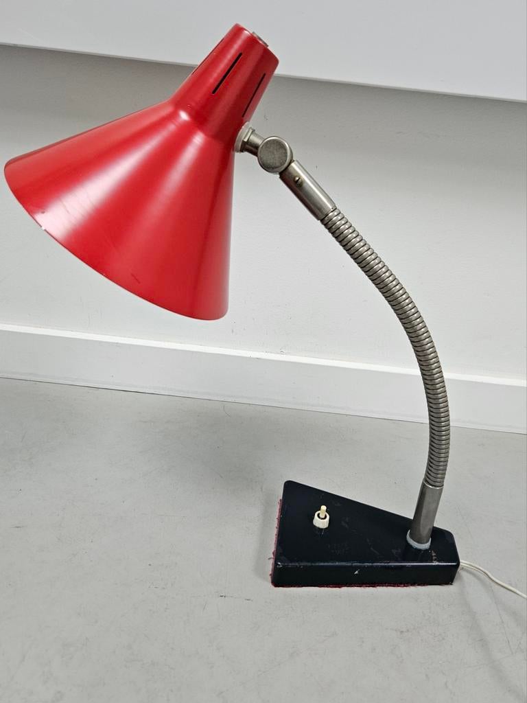 Vintage Hala Zeist 11 Bureaulamp Zonneserie, Ophalen of Verzenden, Metaal