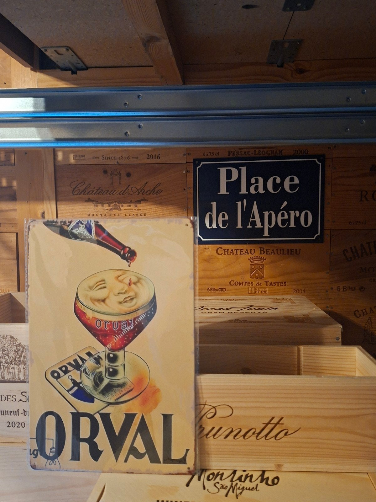 Orval tôle 30x20cm déco Mural bar cave à bières collection, Ophalen