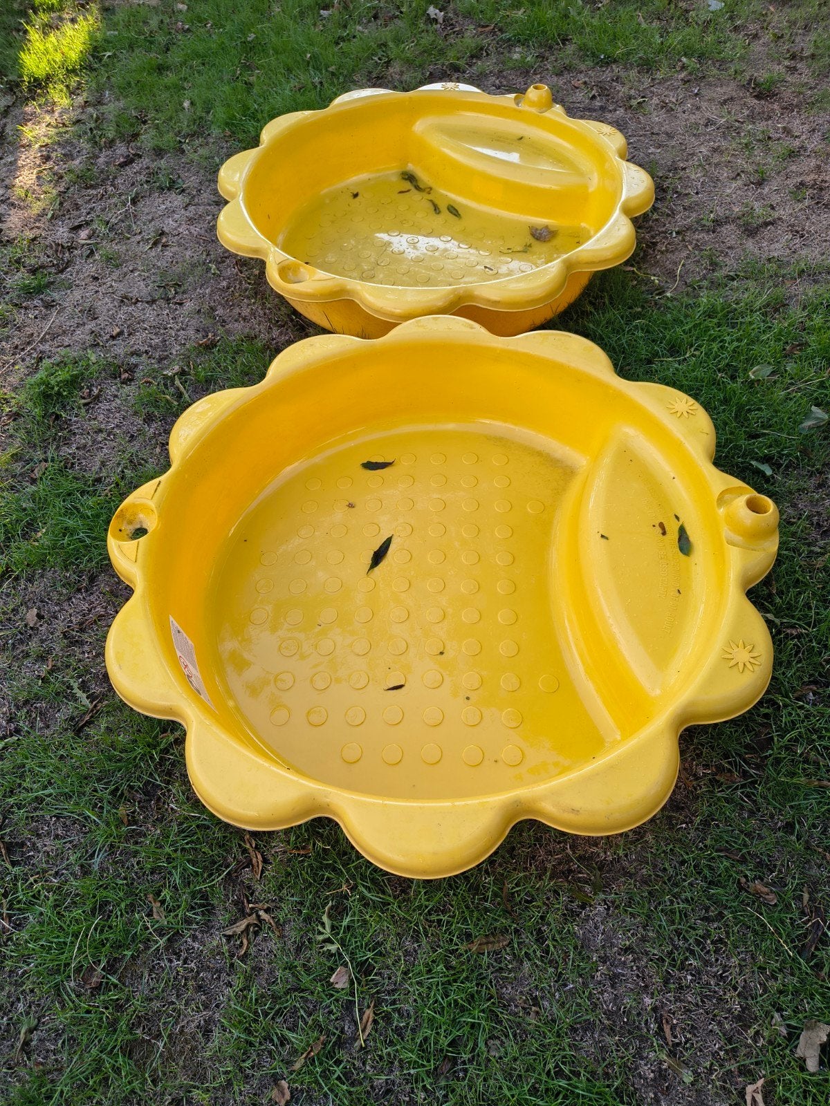 Zandbak/zwembadje, Ophalen