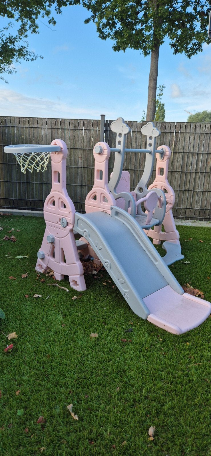 Balançoire pour enfants avec toboggan, Enlèvement ou Envoi, Comme neuf, Toboggan, Partie complémentaire