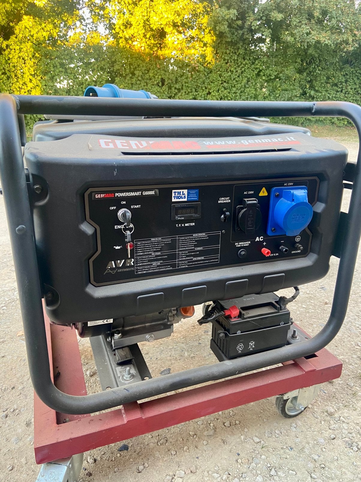 Groupe électrogène GENMAC Powersmart G6000E – 6 kW, Enlèvement