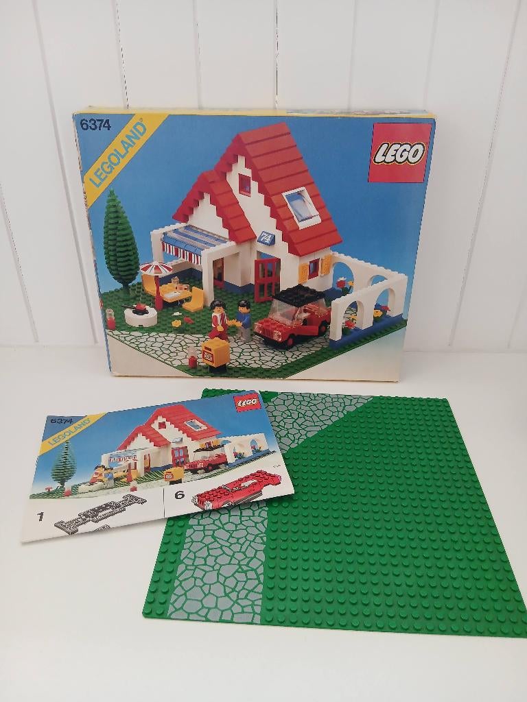 Lego 6374 (1983) — 100% compleet met doos en instructies, Kinderen en Baby's, Speelgoed | Duplo en Lego, Gebruikt, Lego, Ophalen of Verzenden
