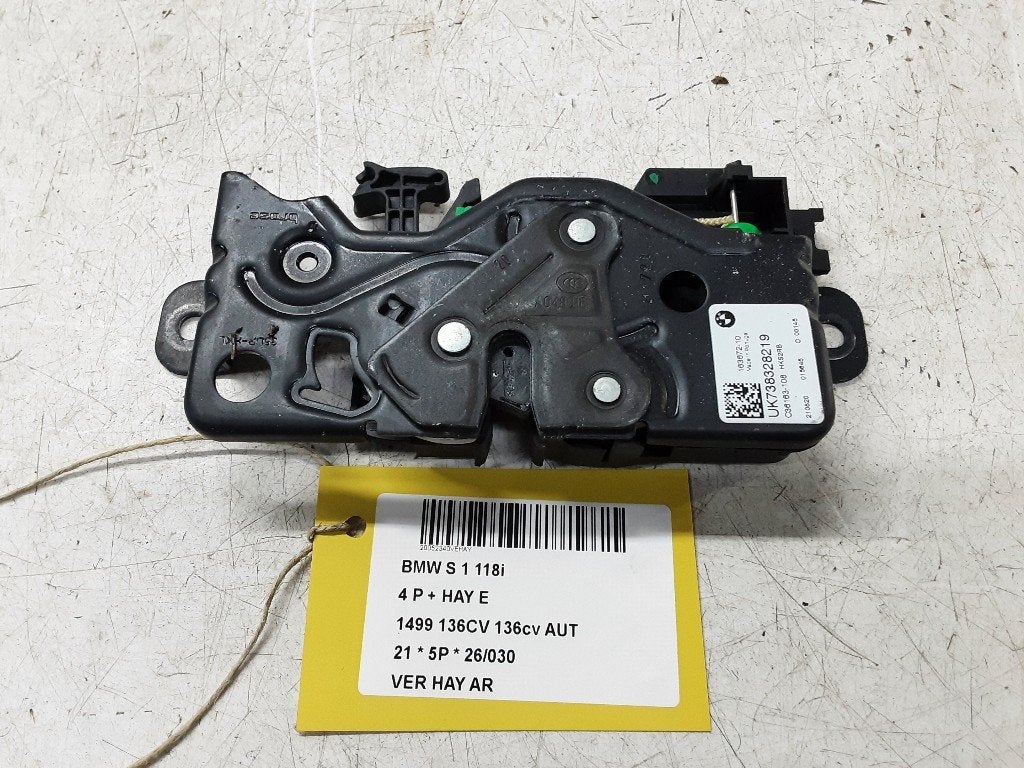 ACHTERKLEPSLOT BMW 1 serie (F40) (01-2019/-) (16367210), Gebruikt, Achterklep, BMW, Petuelring 130
80809  München, DE