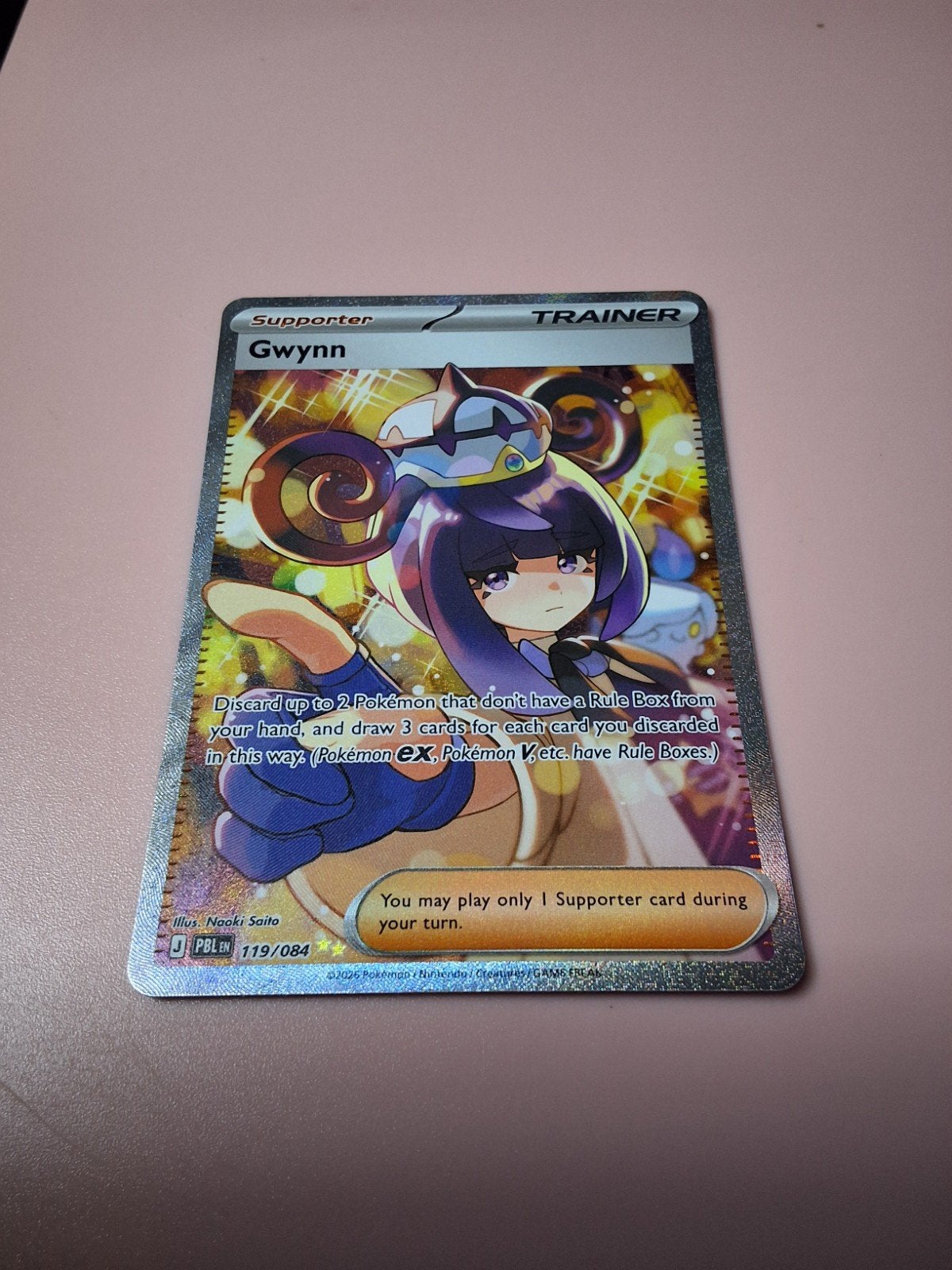 gwynn PBL 119/084, Hobby en Vrije tijd, Verzamelkaartspellen | Yu-gi-Oh!, Ophalen