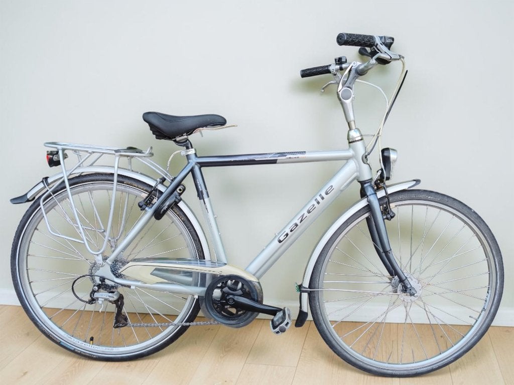 Gazelle Medeo Pure 9V – PERFECTE STAAT & volledig uitgerust, Fietsen en Brommers, Ophalen, Velgrem, Versnellingen, 49 tot 53 cm