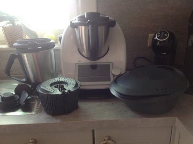 Vorwerk Thermomix TM6 met alle accessoires, Elektronische apparatuur, Keukenmixers, Ophalen, Zo goed als nieuw