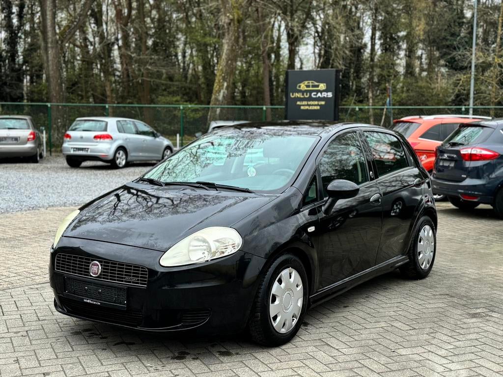 FIAT PUNTO 1.3 DIESEL, Auto's, Zwart, Leder, Bedrijf, 1298 cc