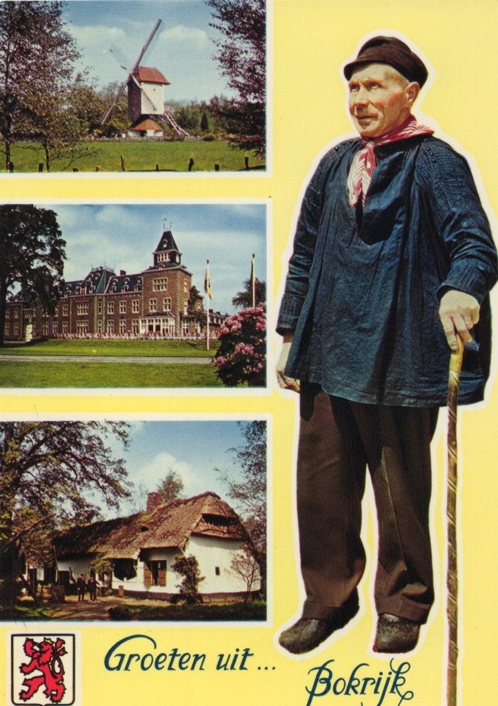 Bokrijk - 4 oude postkaarten, Verzamelen, Ophalen of Verzenden, Ongelopen, Limburg