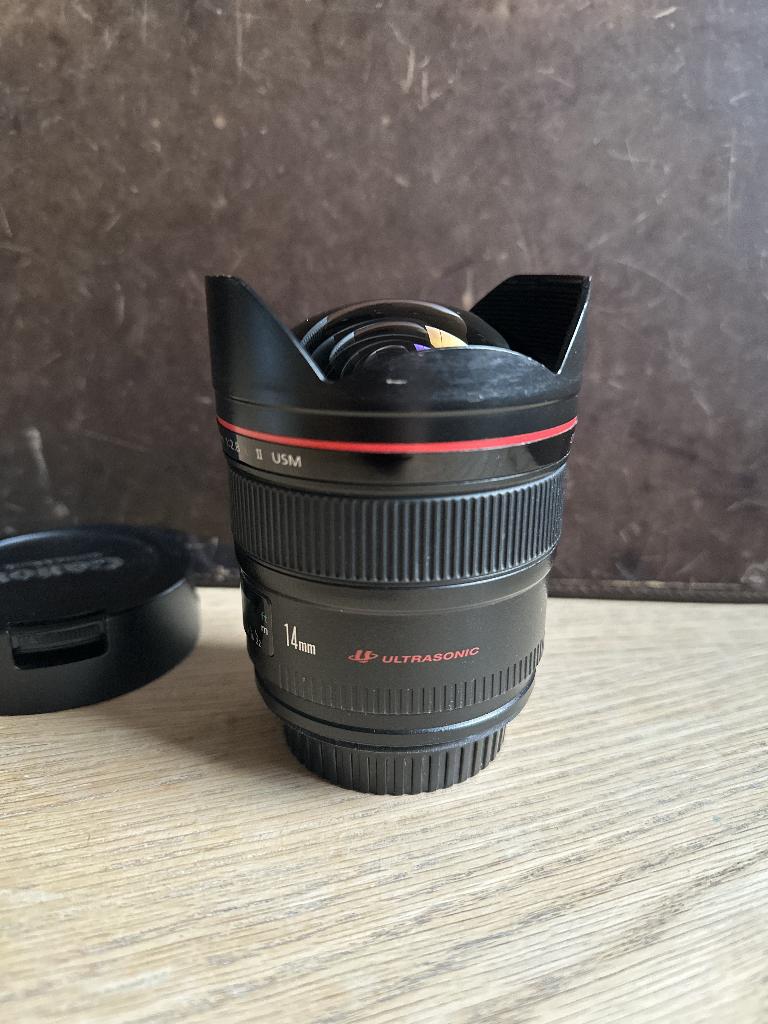 groothoek Canon EF 14mm F/2.8 L II USM, Enlèvement, Utilisé, Objectif grand angle