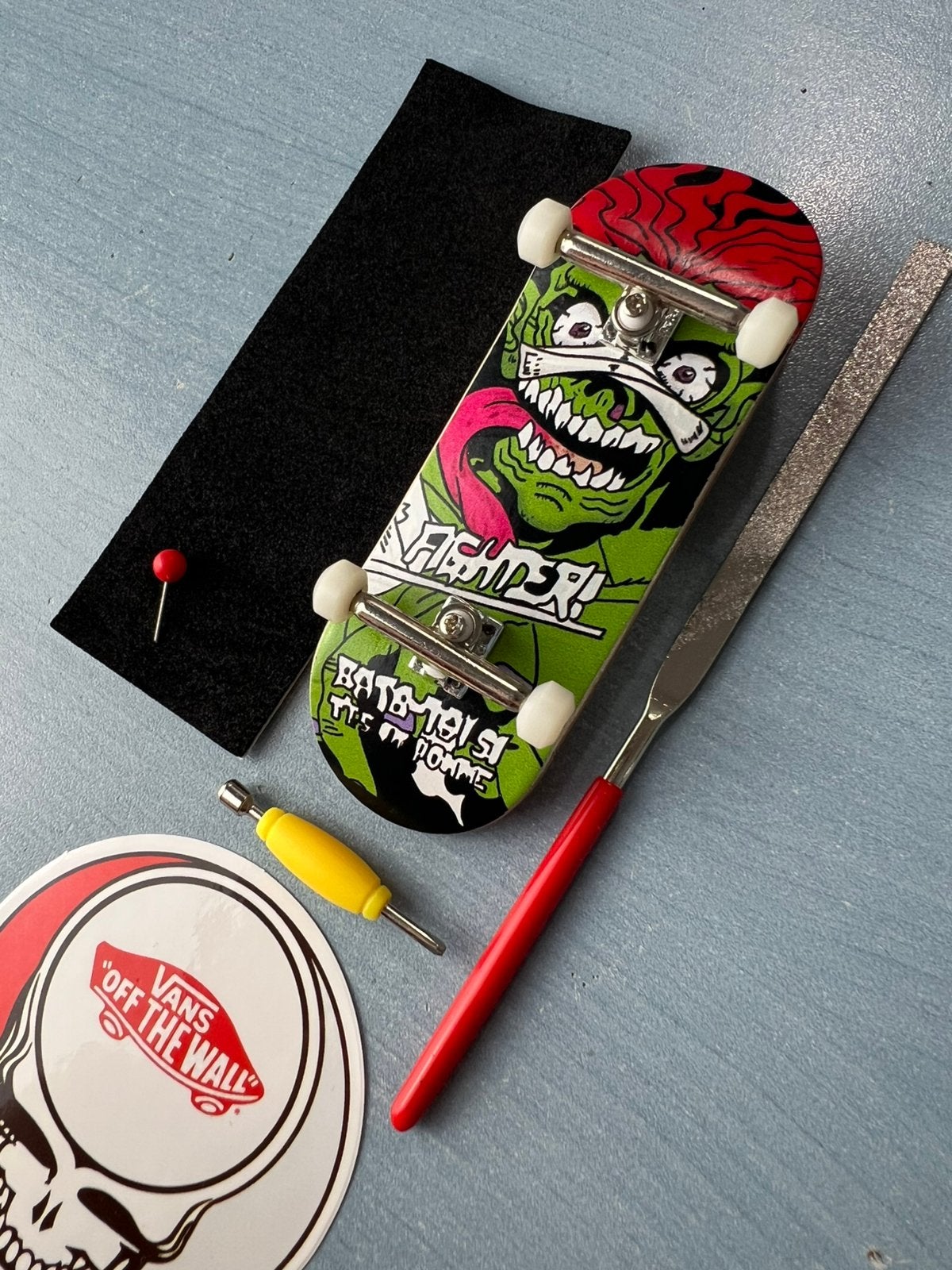 Fingerboard F3Flip 34 mm – Monster Green, Sport en Fitness, Ophalen of Verzenden, Nieuw, Skateboard, Longboard