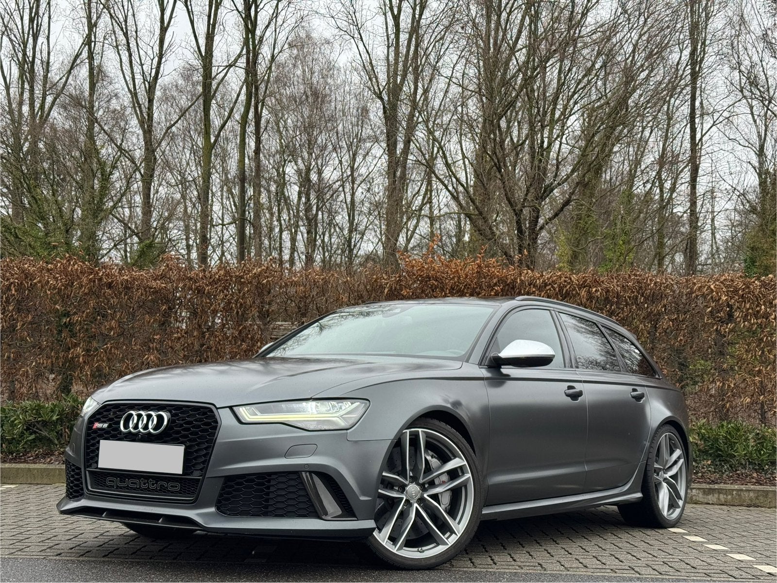 Audi RS6 C7 Quattro 4.0 V8 BiTurbo 560 PK | 2016 | 106.000KM, Autos, Cuir, Argent ou Gris, Achat, Euro 6