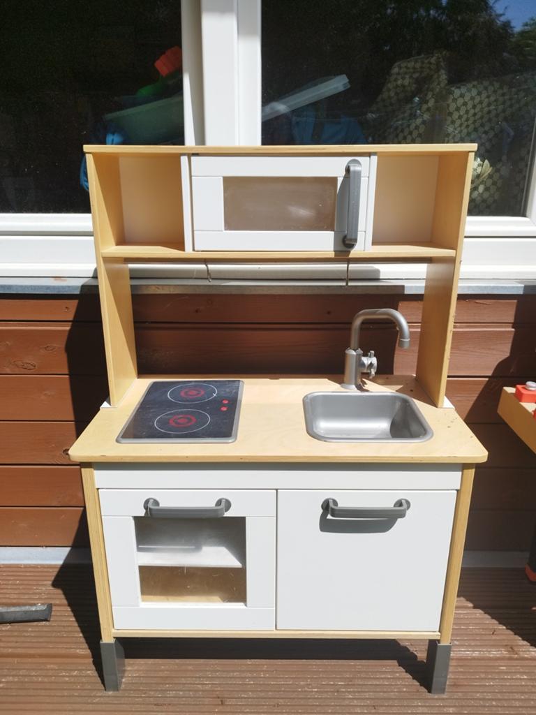 Cuisine enfant en bois avec évier et four – style Ikea, Enfants & Bébés, Enlèvement, Bois