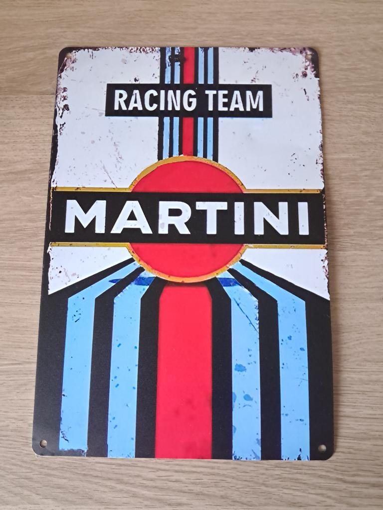 Martini retro look reclame bord., Verzamelen, Merken en Reclamevoorwerpen, Ophalen of Verzenden, Zo goed als nieuw, Reclamebord