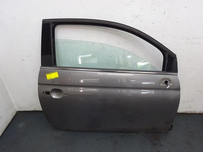 Portière 2portes droite d'un Fiat 500 (695), -, 3 mois de garantie, Utilisé, Porte