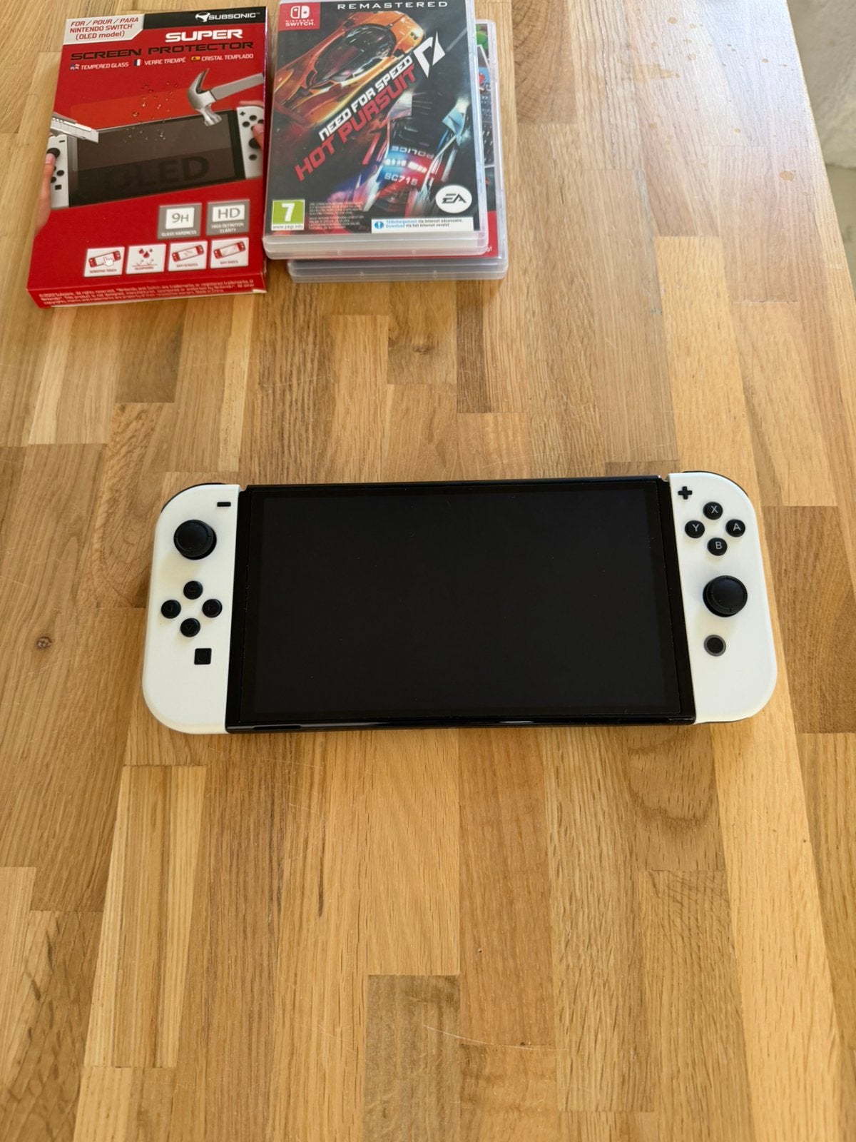 Nintendo Switch OLED nieuwstaat, Switch OLED, Ophalen of Verzenden, Zo goed als nieuw, Met 1 controller