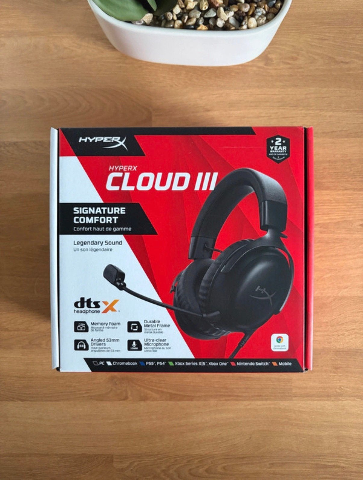 Hyper x Cloud III, Computers en Software, Headsets, Ophalen, Gaming headset, On-ear, Zo goed als nieuw