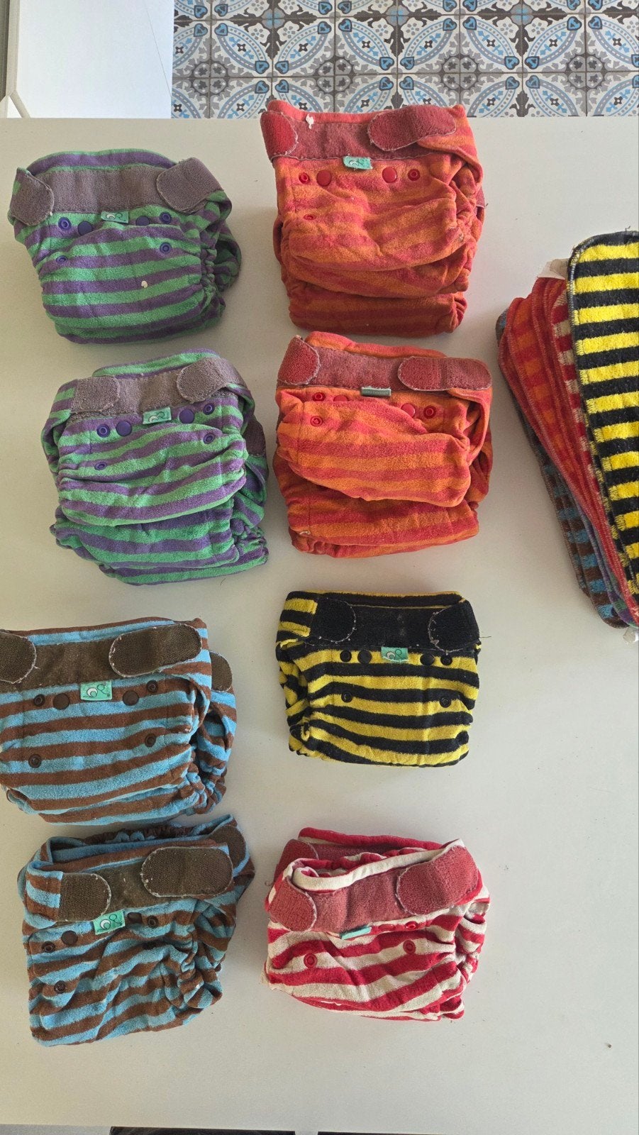 Pakket wasbare luiers maat 1, Kinderen en Baby's, Kinderspulletjes, Ophalen