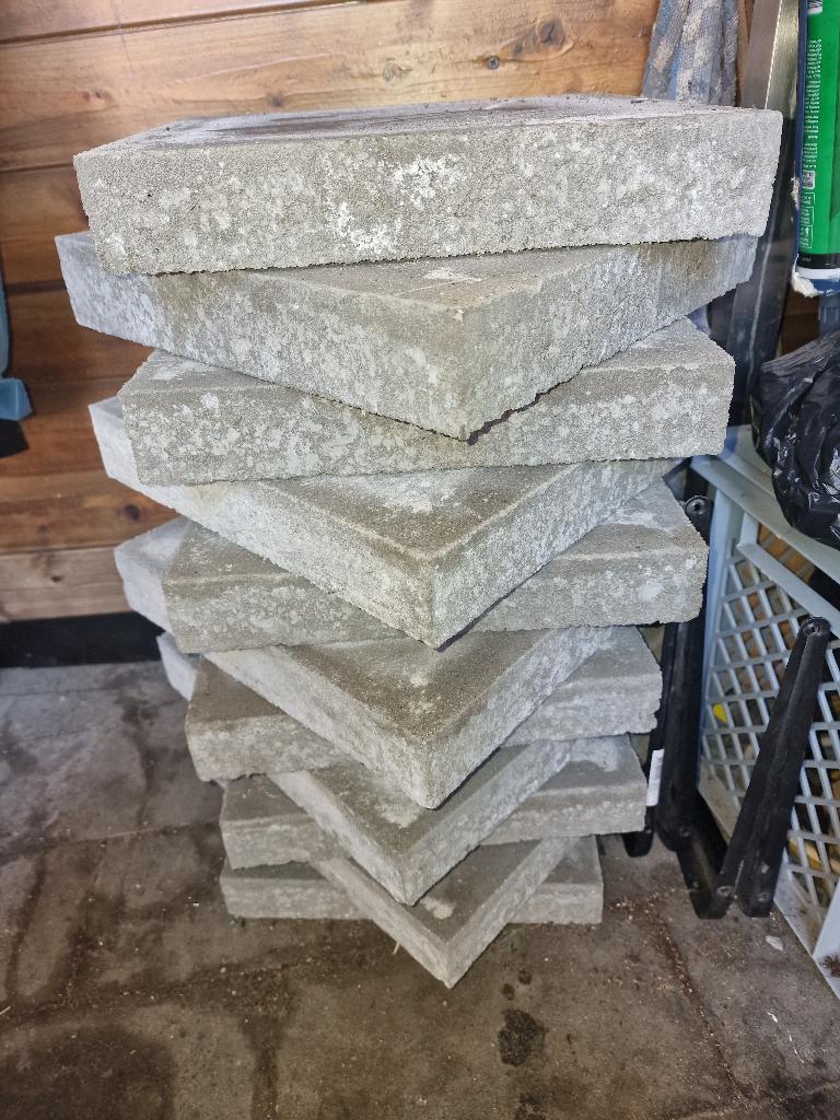 Dalles 30x30x5, Ophalen, Overige materialen, Minder dan 50 cm, 5 tot 10 m²