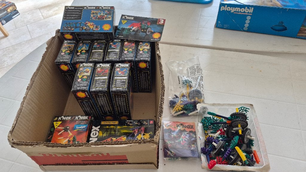 Knex bouwset 6 aparte sets - 1 vrachtwagenset, Ophalen of Verzenden, Nieuw, K'nex