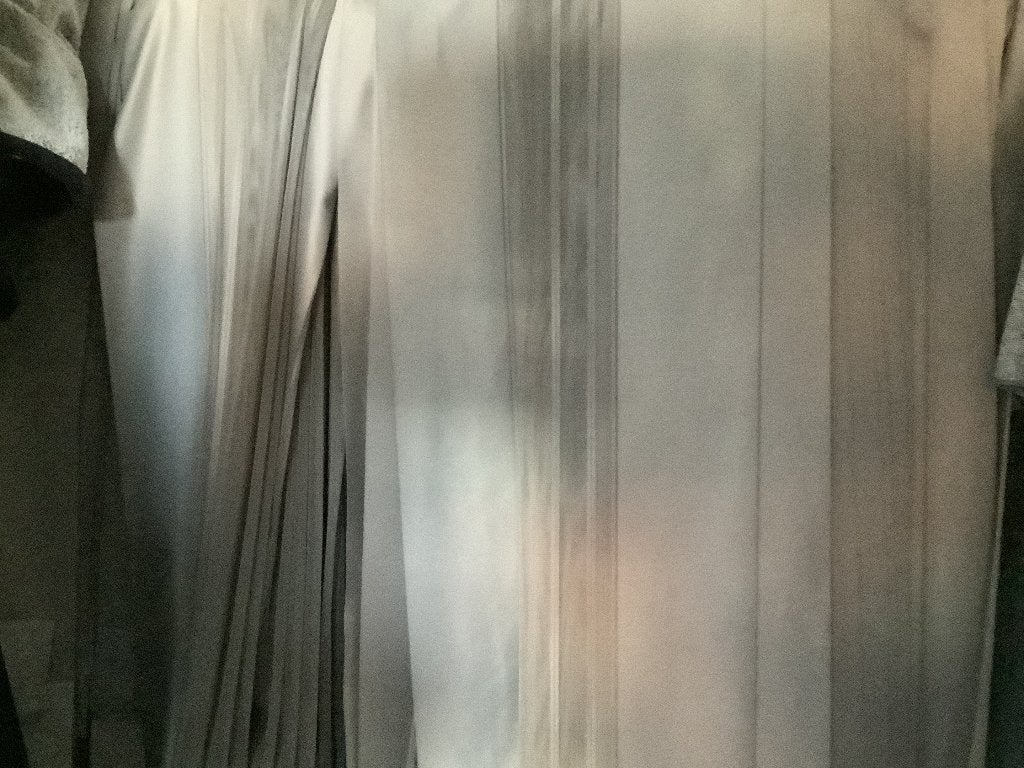 Allusion of gordijnen, Gris, Lames, Comme neuf, Enlèvement