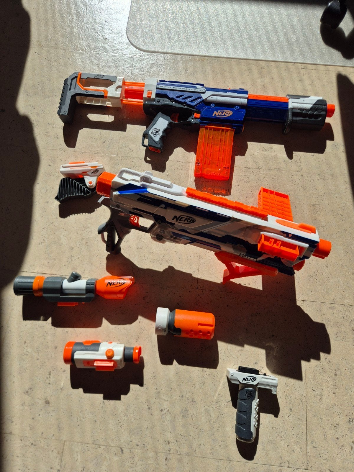 Nerf geweren met accessoires, Ophalen of Verzenden
