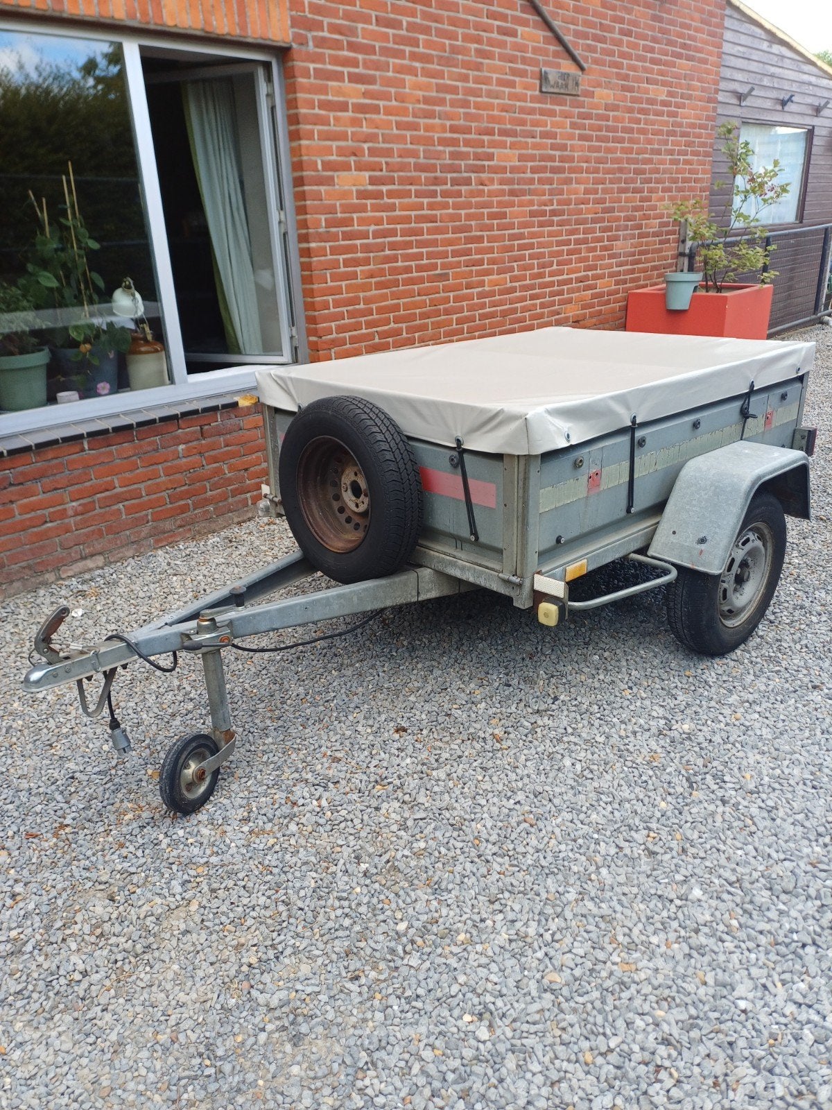kleine kip aanhangwagen, Auto diversen, Aanhangers en Bagagewagens, Ophalen