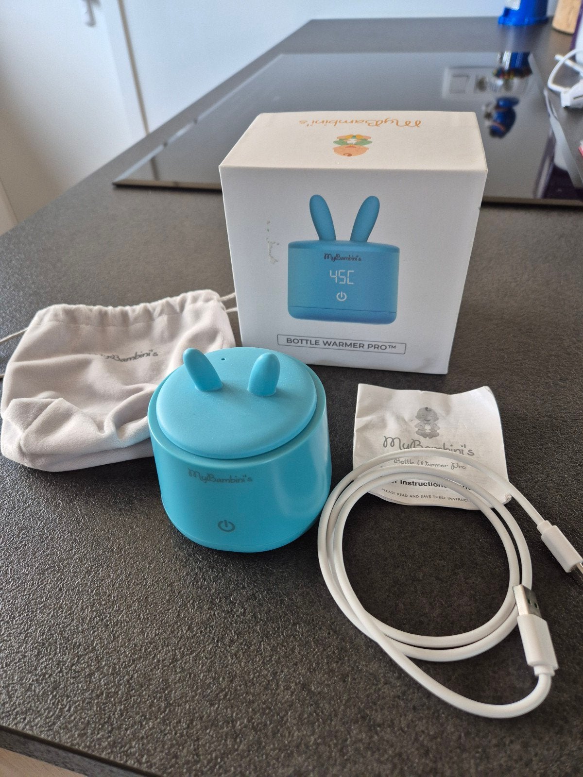 Draagbare flessenwarmer my bambini's, Kinderen en Baby's, Babyvoeding en Toebehoren, Ophalen