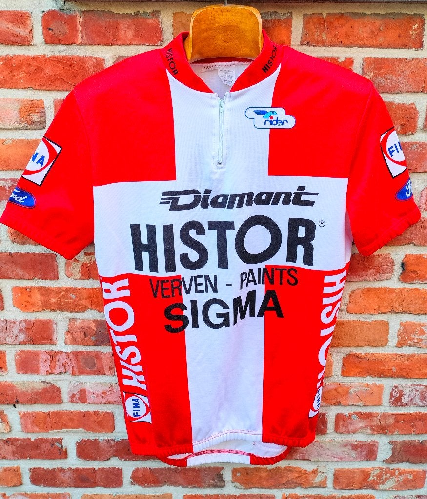 Vintage wielertrui Histor Brian Holm, Ophalen of Verzenden, Gebruikt, M, Heren