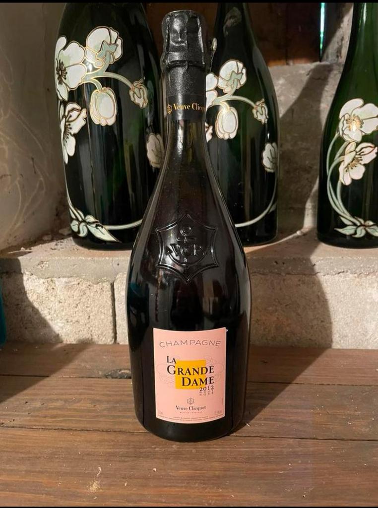 Champagne la Grande Dame Rosé 2012 Veuve Clicquot, Ophalen of Verzenden, Zo goed als nieuw, Champagne